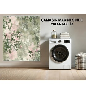 Makine Kaymaz Yıkanabilir Vizon Bohem Salon Halısı Mutfak Halısı Koridor Halısı Yolluk 5092