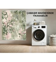 Makine Kaymaz Yıkanabilir Vizon Bohem Salon Halısı Mutfak Halısı Koridor Halısı Yolluk 5092