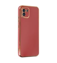 Samsung Galaxy A03 Kılıf Volet Silikon - Kırmızı