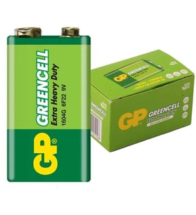 GP 1604G-B Greencell 9 Volt Pil (10'lu Paket)
