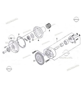 Ucg 110 Yağ Pompası Rotor Kapağı Orj