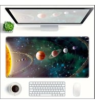 70X30 CM GÜNEŞ SİSTEMİ TEMALI KAYDIRMAZ TABAN SPEED YÜZEY OYUNCU MOUSE PAD GAMİNG