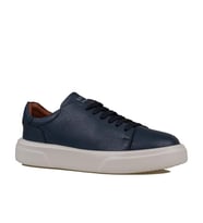 Lufian Lacivert Tommy Erkek Deri Sneaker