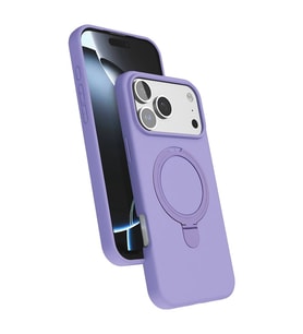Apple İphone 17 Pro Max Regal Magsafe Standlı Kapak - Lila