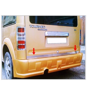 Ford Connect Krom Bagaj Alt Çıtası 2002-2014 P. Çelik