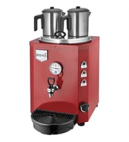 Remta Jumbo 15 Litre İki Demlikli Çay Kazanı Makinesi - Kırmızı