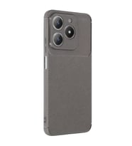 Realme C61 Kılıf Auto Focus Karbon Kapak - Gri