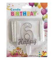 MUM 6 YAŞ HAPPY YAZILI GÜMÜŞ PK:1-1-