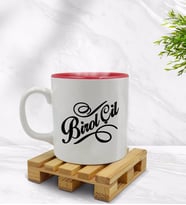 BK Gift Kişiye Özel İsimli İçi Kırmızı Renkli Kupa Bardak Model 5