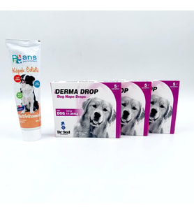 11-20 kg Köpekler için Parazit ürünü 3 adet + Multivitamin (Şeffaf)