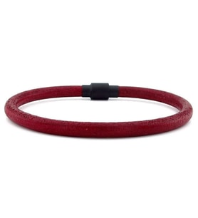BORDO ORJİNAL ESKİTME DERİ SİYAH KLİPS ERKEK BİLEKLİK M024E