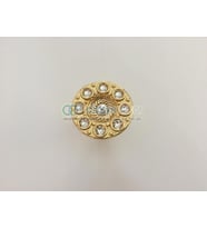 Swarovski Taşlı Tekli Mini Altın