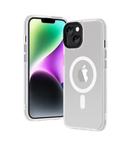 Vendas iPhone 14 Uyumlu ( iPhone 14 ) Hibrit Serisi Wireless Şarj Özellikli Magic Magsafe Kılıf (Renksiz)