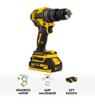 10mm Yellow Kömürsüz Vidalama