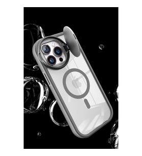 İphone 15 Pro Max Kılıf Teleskop Lens Magsafe Silikon Kapak - Koyu Yeşil