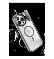 İphone 15 Pro Max Kılıf Teleskop Lens Magsafe Silikon Kapak - Koyu Yeşil