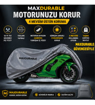 RKS RZ250S Motosiklet Brandası Su Geçirmez 4 Mevsim Boya Dostu Motor Brandası + TAŞIMA ÇANTALI