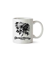 Caveira Indígena - Strawberry Clothing1 Porselen Kupa Bardak