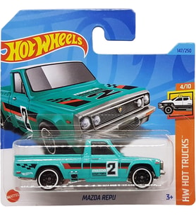 Wheels - Mazda Repu - HW Hot Trucks 4/10 - HKH99 - Kısa Kart - Pikap Kamyon - Mattel 2023