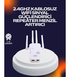 Yüksek Hızlı Parazit Önleyici Wifi Repeater Router