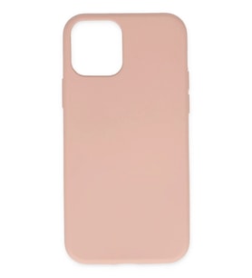 Newface Apple iPhone 11 Pro Max Kılıf Nano içi Kadife Silikon - Pudra