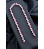 Pembe Kuvars Doğal Taş Parlak Pembe Küre Kesim 8mm Dizi [B+]