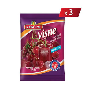 Altıncezve Vişne Aromalı İçecek Tozu Soğuk 450 G - 3LÜ PAKET