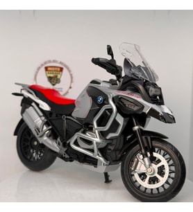 Moto Garage R1250 Oyuncak 1:12 Ölçek (18cm) Diecast Model Motosiklet (Gri/Kırmızı)