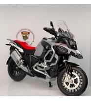 Moto Garage R1250 Oyuncak 1:12 Ölçek (18cm) Diecast Model Motosiklet (Gri/Kırmızı)