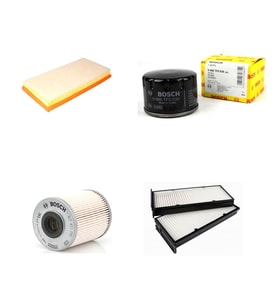 Filtre Bakım Seti Mitsubishi Carisma 1.9 Dizel 1996-2006 Hava + Yağ F + Yakıt F. + Polen Enko