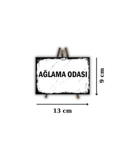 Ahşap Retro Masa Üstü Mdf Akıllı Tablo , Komik Sözler , Duvar Yazıları , Edebiyat - Akıllı194