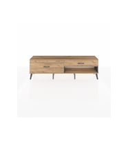 Arges TV Ünitesi 2 Çekmeceli  176x30x51 Antrasit-Çam