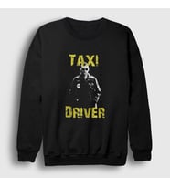 Presmono Unisex Siyah Veteran Film Taxi Driver Sweatshirt 251511tt