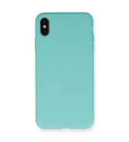 Apple İphone Xs Max Kılıf Nano İçi Kadife Silikon - Turkuaz