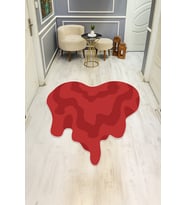 Dijital Baskı Modern Kaymaz Taban Halı H0411