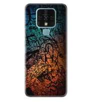 Tecno Camon 16 18P Pova Pova 3 Pova Neo Kılıf Desemli Silikon İşaretler Tuval 1716