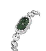 Polo Air Oval Kasa Kadın Kol Saati Gümüş Yeşil Renk PL-1596B3x