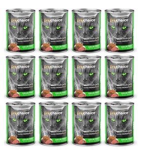 Pro Choice Kedi Konservesi Ezme Biftekli 400 Gr. X 12 Adet