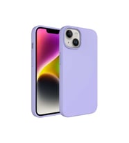 Apple iPhone 14 Plus Uyumlu Kılıf Sıvı Teknolojili Silinebilir Sert Zore Kivi Kapak (Lila)