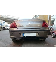 Peugeot 407 Difüzör Arka Tampon Çift Egzoz Çıkışlı