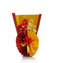 Sarı Kırmızı Peluş Ayıcık Buketi