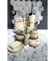 betonmall Damla Model Beton Banyo Seti Full Seti