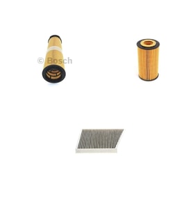 Bosch Filtre Bakım Seti Mercedes E200 CDI W211 2002-2007 Dizel Hava + Yağ F. + Polen Filtre Bosch