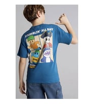 Defacto Stumble Guys Mavi Erkek Çocuk T-Shirt G8916A8/BE376