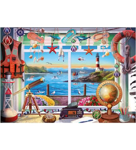 Educa Puzzle 20256 - 1000 Liman Hayatı Puzzle - Life in The Harbor