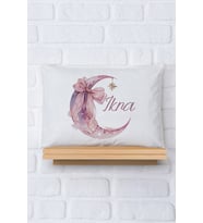 Pia Baby Premium %100 Pamuk İsme Özel Kız Bebek Yastık Kılıfı 35*45 cm 5065-12