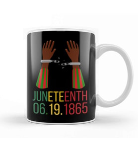 Juneteenth GIFS 2021 Kupa Bardak Porselen