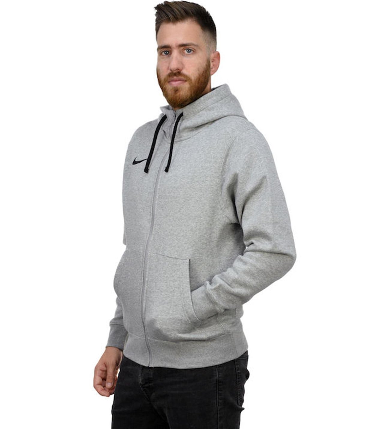 Nike Dry Park Hoodie Full Zip Gri Erkek Kapüşonlu Sweatshirt CW6887-063 v2