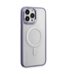 İphone 15 Pro Kılıf Room Magneticsafe Silikon - Lila