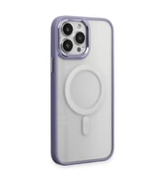 İphone 15 Pro Kılıf Room Magneticsafe Silikon - Lila